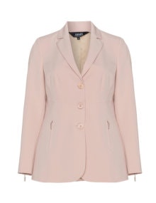 navabi Zip detail tailored blazer Pink