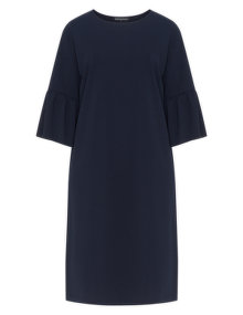 Manon Baptiste Crêpe dress Dark-Blue