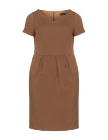 Manon Baptiste Shape collection dress Camel